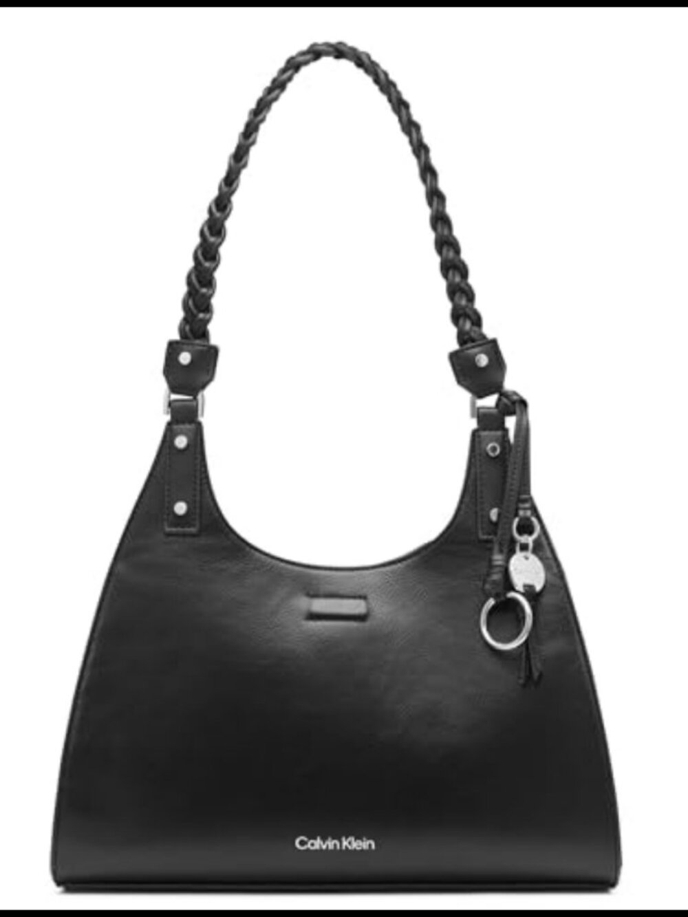 Vegan Leather Triple Compartment Satchel Crossbody Handbag Formal